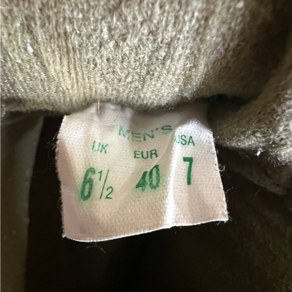 Asolo Suede Leather Hiking Boots Tan & Forest Green Men’s 7 / Women’s 8.5